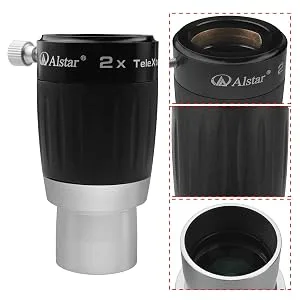 Alstar 1.25" 3-Elements 2X TeleXtender Barlow Lens - product information 29