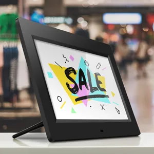 Aluratek 10" LCD Digital Photo Frame w/4GB Built-In Mem & USB SD/SDHC Support (ADMPF310F) Black 10" (w/ Built-in Memory) - digital signage solution