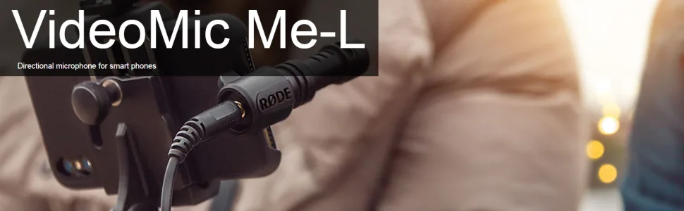 Rode VideoMic Me-L iPhone/iPad Microphone for Video - product information 1