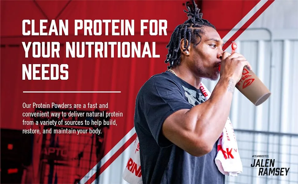 BioSteel Recovery Protein Plus Powder, Grass-Fed and Non-GMO Formula, Chocolate, 27 Servings - Protein_Recovery