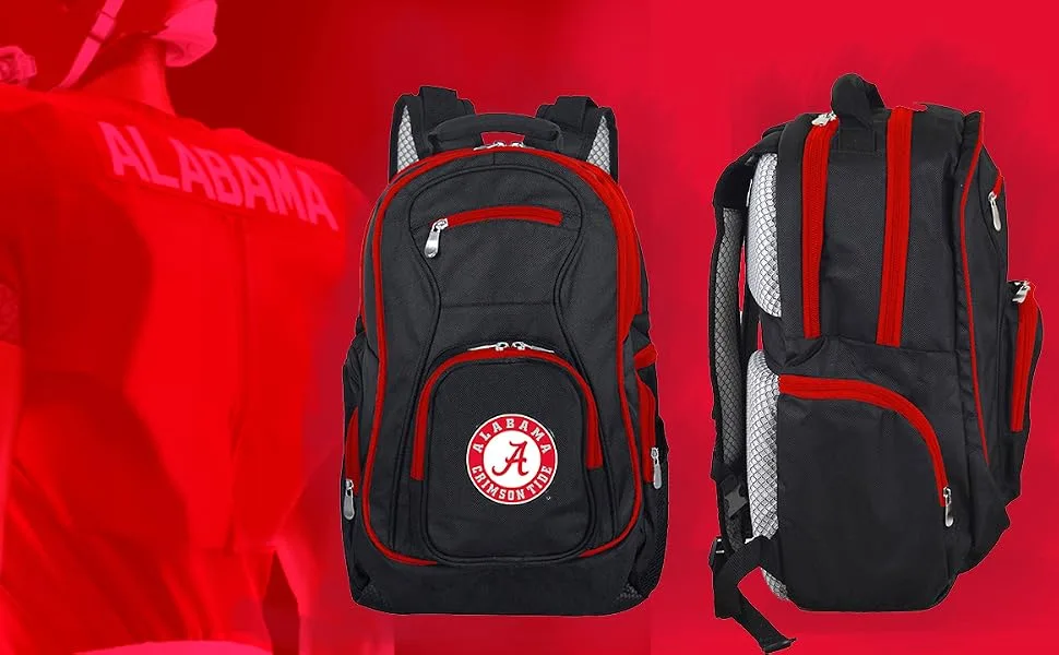 Denco NHL Voyager Laptop Backpack, 19-inches, Grey Arizona Coyotes - Alabama