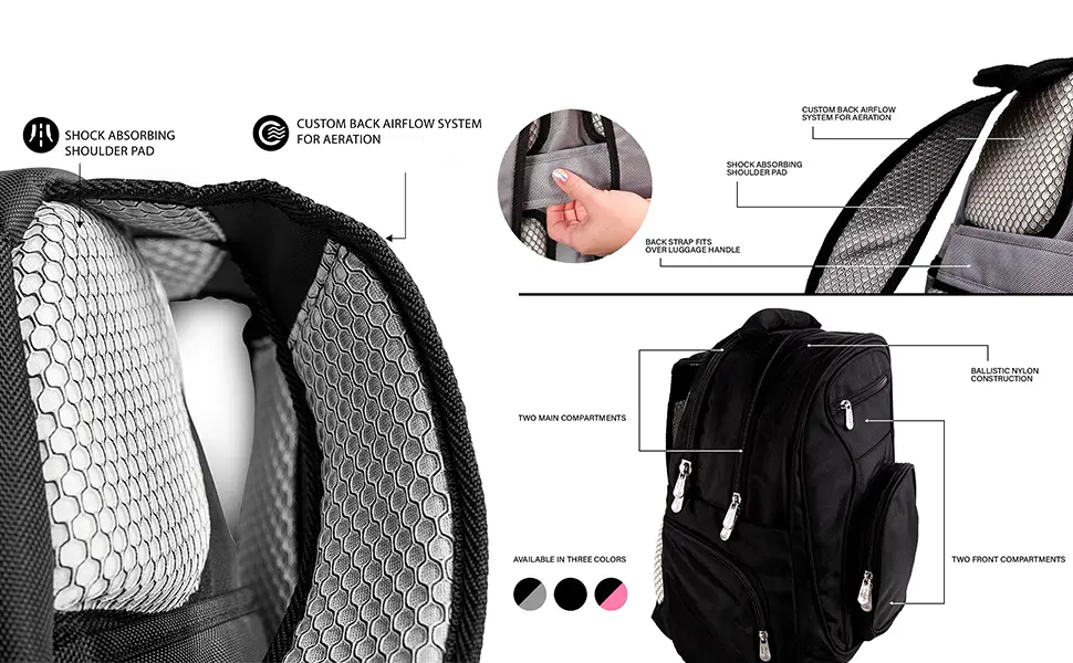 Denco NHL Voyager Laptop Backpack, 19-inches, Grey Arizona Coyotes - Denco Backpack