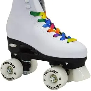 Epic Skates Epic Allure Light-Up Quad Roller Skates, White, Youth 3 US Youth 3 - product information 2