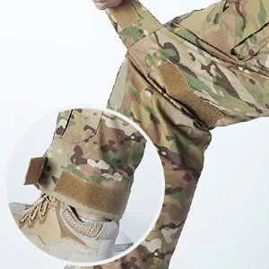 IDOGEAR G3 Combat Pants Multicam Trousers with Knee Pads for Men Tactical Pant Mulitple Pocket Hook-and-Loop Adjuster Multi-camo Large - combat pants