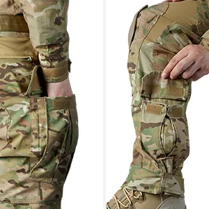IDOGEAR G3 Combat Pants Multicam Trousers with Knee Pads for Men Tactical Pant Mulitple Pocket Hook-and-Loop Adjuster Multi-camo Large - combat pants