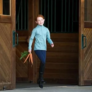 Kids Ice Fil Knee Patch Jod Tan Medium - kerrits