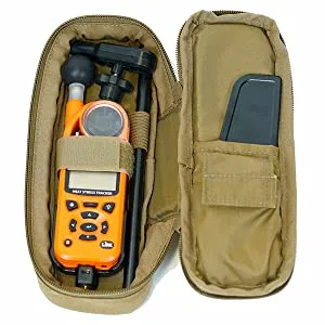 Rotating Vane Mount & Tactical MOLLE Carry Case, HST Series, Berry Compliant for Kestrel 5000 Series Tan - kestrel 0783 molle vane mount case