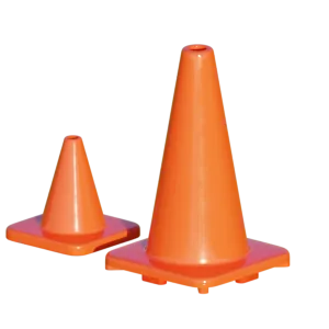 Heavy & Tough Cones - Won't Fly Away in Wind or Crack/Break - 12" Size - LVL10 Pro Training Cones 12" 4 cones - cones