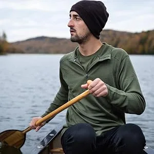 Minus33 Kancamagus Mens Midweight Base Layer Pants - 100% Merino Wool Bottoms - Multi Use Long Johns - Thermal Underwear Medium Black - ISOLATION MEN