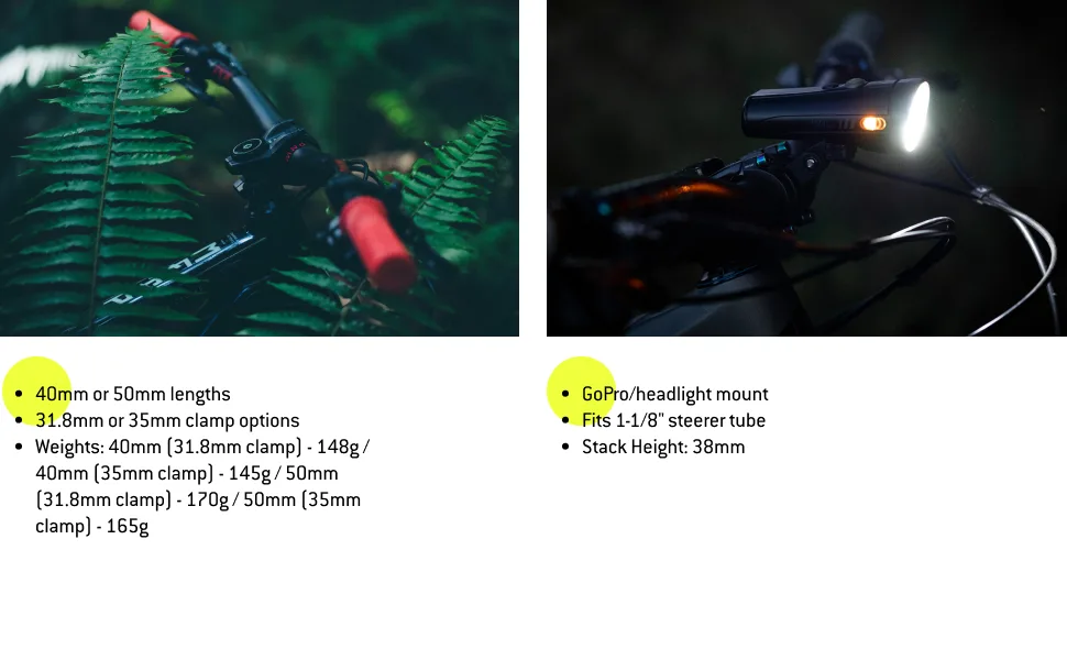 PNW Components Range Stem Gen 3, Clamp Diameter 50mm / 31.8mm - PNW Components Range Gen 3 Stem