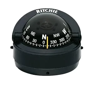 Compass, Surface Mount, 2.75" Dial, Blk. - compass