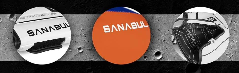 Sanabul Space Collection Boxing Gloves Orange/Blue 12 oz - Nasa Gloves