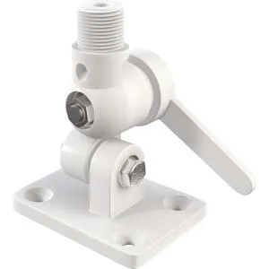 Shakespeare 5215 VHF 36-Inch Low-Profile Stainless Steel Antenna - Shakespeare 4186 Antenna Mount