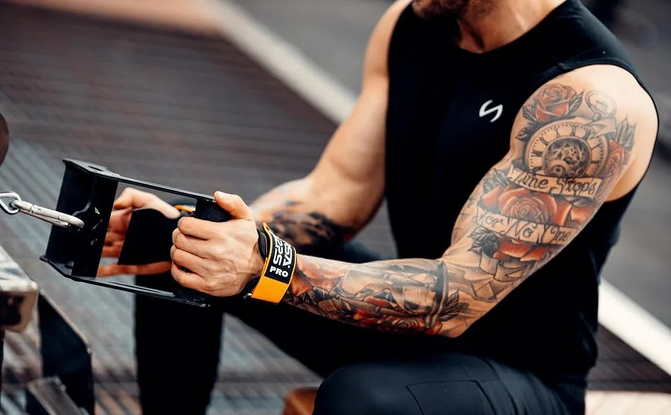 Versa Gripps PRO Authentic. The Best Training Accessory in The World. Made in The USA Black Small: 6 to 7 inch wrist - wrist wraps, lifting hooks, lifting straps, lifting gloves, weight training, body building