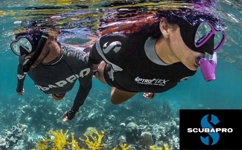 Scubapro Spectra Dry Snorkel Black/Silver - SCUBAPRO