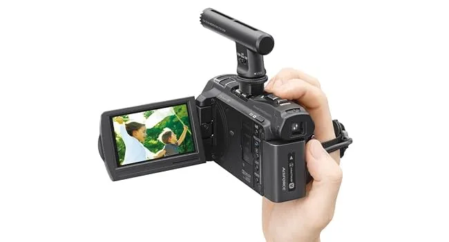 Sony ECMGZ1M Gun / Zoom Microphone (Black) - in situ
