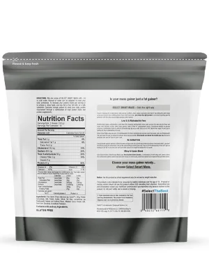 PEScience Select Smart Mass, Gourmet Vanilla, 28 Servings, Clean Mass Gainer Powder Vanilla 28 Servings (Pack of 1) - Select Smart Mass, Gourmet Chocolate, Gourmet Vanilla, Peanut butter, Clean Mass Gainer Powder