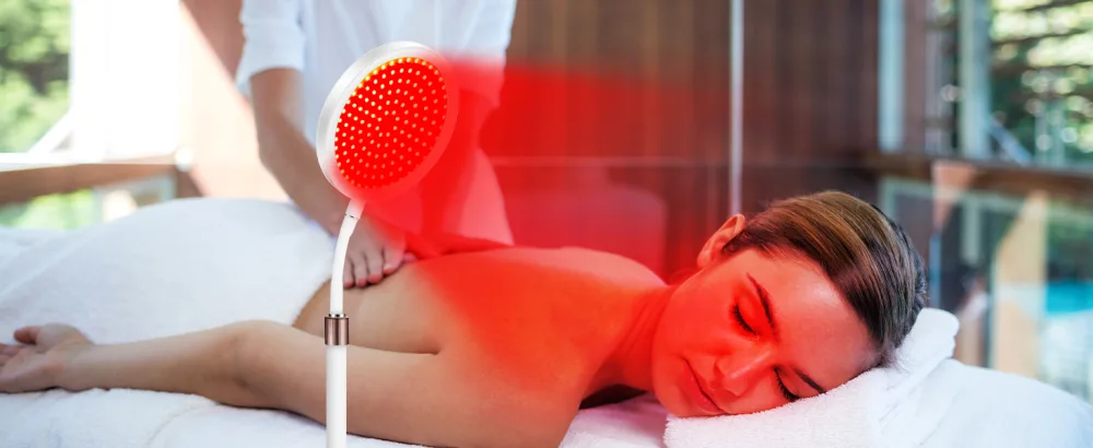 Shyineyou Red Light Therapy for Face, 660nm Red Light Therapy Lamp, Therapy Red Light with Base, LED Red Light Therapy Device for Face, Skin, Neck,Hands - product information 14