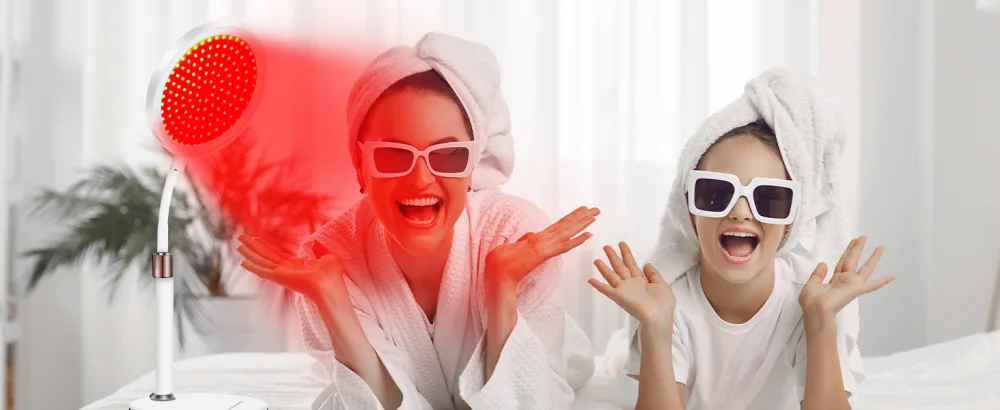 Shyineyou Red Light Therapy for Face, 660nm Red Light Therapy Lamp, Therapy Red Light with Base, LED Red Light Therapy Device for Face, Skin, Neck,Hands - product information 15