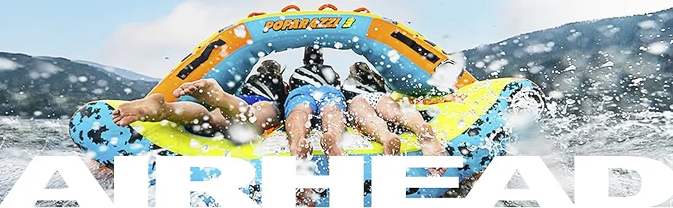 Airhead Slider, 1 Rider Towable Tube for Boating - Footer