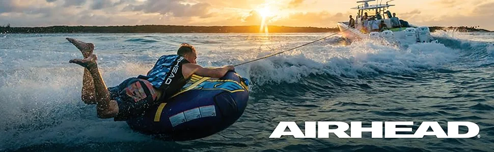 Airhead Slider, 1 Rider Towable Tube for Boating - Header