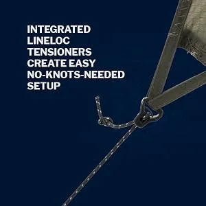 ENO, Eagles Nest Outfitters ProFly Rain Tarp, Ultralight Hammock Accessory Olive Standard Packaging - product information 4