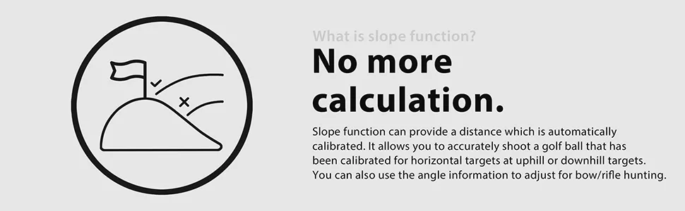Gogogo Sport Vpro Golf Rangefinder 900 Yards Slope Laser Range Finder with Pinsensor 6X Magnification, Distance Measure Rangefinder - The Slope Function of Rangefinder