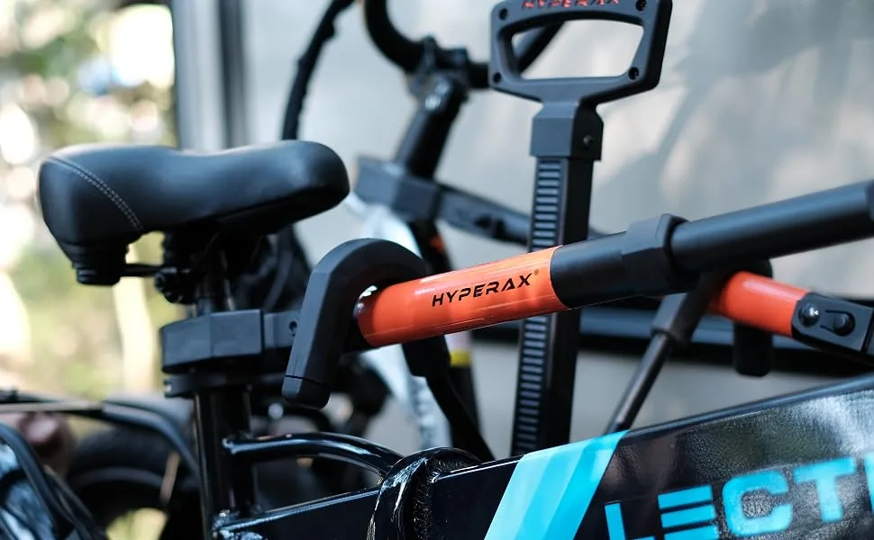 Hyperax Step Thru E Bike Adapter Fits Up to 70lbs for E Bike Hitch Platform Rack, Perfect for LECTRIC, RAD Power, AVENTON, and Other Step Thru E Bikes or Folding E Bikes. - E-Bike Adapter