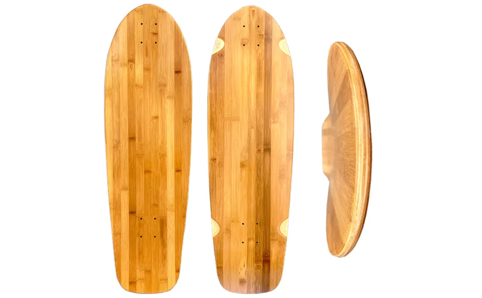 Lucid 33" Bamboo Old School Skateboard - Blank Bamboo Longboard Skateboard Deck - 33 Bamboo Deck