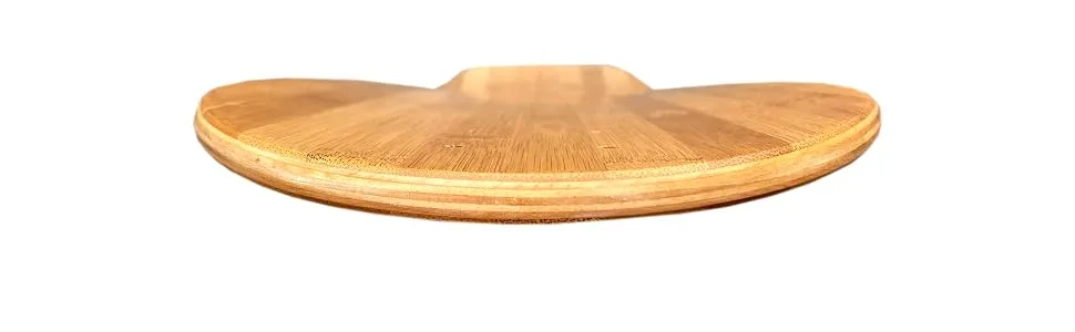 Lucid 33" Bamboo Old School Skateboard - Blank Bamboo Longboard Skateboard Deck - 33 Bamboo Front Side View