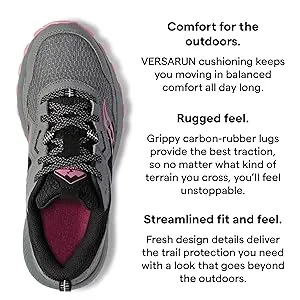 Saucony Women's Excursion Tr16 Trail Running Shoe 8 Black/Fuchsia - Excursion tr16
