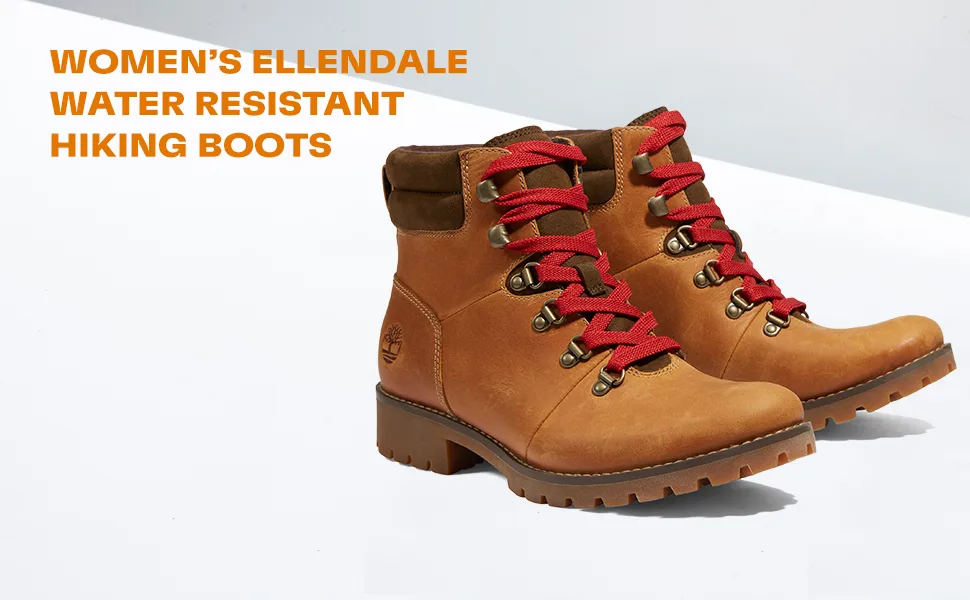 Timberland Women's Ellendale Hiking Boot 8 Medium Brown Full Grain - Women