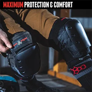 Triple Eight KP Pro Professional Skateboarding Knee Pad Set (Pair) X-Large - Protection
