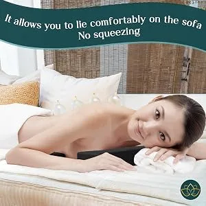 Easy Spa Massage Table Breast Pillow (Bust Sizes: AA, A, B and C), Wedge Cushion, Comfort Bolster Wedge, Prone Pillow (Purple) - Massage Cushion, Massage Pillow, Pillow