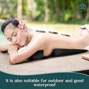 Easy Spa Massage Table Breast Pillow (Bust Sizes: AA, A, B and C), Wedge Cushion, Comfort Bolster Wedge, Prone Pillow (Purple) - Massage Table Cushion