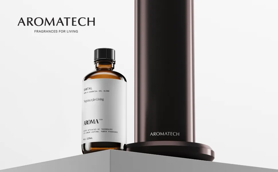 AromaTech Santal for Aroma Oil Scent Diffusers - 120 Milliliter Santal 4.05 Fl Oz (Pack of 1) - Santal 120