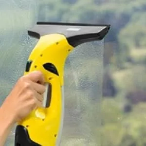 Karcher WV 1 Plus Window Vacuum Squeegee - For Showers, Mirrors, Glass, & Countertops - 10 in. Squeegee Blade - WV 1 Plus Vacuum