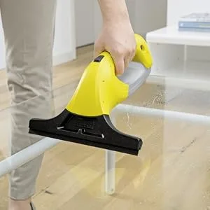 Karcher WV 1 Plus Window Vacuum Squeegee - For Showers, Mirrors, Glass, & Countertops - 10 in. Squeegee Blade - WV 1 Plus weight