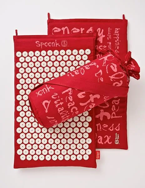 Spoonk Organic Hemp Acupressure Mat with EcoFoam - Made in USA Sage - product information 1