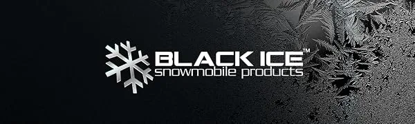 7' 10" L Black Ice Snowmobile Ski Guides - 2 Pack - Black Ice, Snowmobile Products