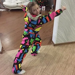 Bluemagic Kid's Baby One Piece Snowsuits Overalls Ski Suits Jackets Coats Jumpsuits Winter Outdoor Waterproof Snowboarding 5T Star - product information 3