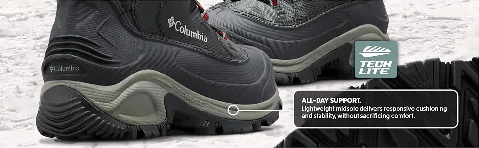 Columbia Men's Bugaboot III Snow Boot 10 Cordovan/Rusty - Lightweight comfortable support alpine boots, TechLite