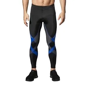 CW-X Men's Stabilyx Joint Support Compression Tights Medium Black/Grey/Blue - product information 3