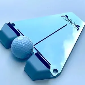 Flight Deck Putting-KIT - 3 in 1 Golf Putting Training Aid Includes: Tour Impact Trainer and Duo Mirror/Start Line Trainer, Impact, Putter Alignment, Eyeline Training, Outdoor Use ONLY, USA - Flight Deck Putting KIT
