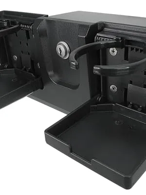 Pactrade Marine Boat RV Truck ABS Locking Plastic Glove Box with Two Drink Holders - product information 8