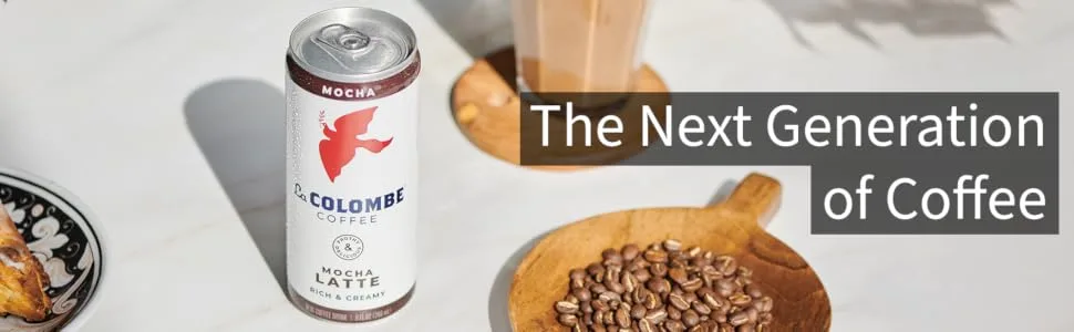La Colombe Double Shot Draft Latte - 9 Fluid Ounce, 16 Count - Cold-Pressed Espresso and Frothed Milk - Made With Real Ingredients - Grab And Go Coffee - La Colombe, Mocha Latte, Draft Latte, Canned Coffee