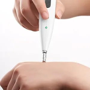 Electronic Acupuncture Pen Electric Meridian Energy Pen Finding Acupuncture Points with 2 Massage Heads Rechargeable Acupuncture Pen 3 Modes 9 Intensity - acupuncture pen