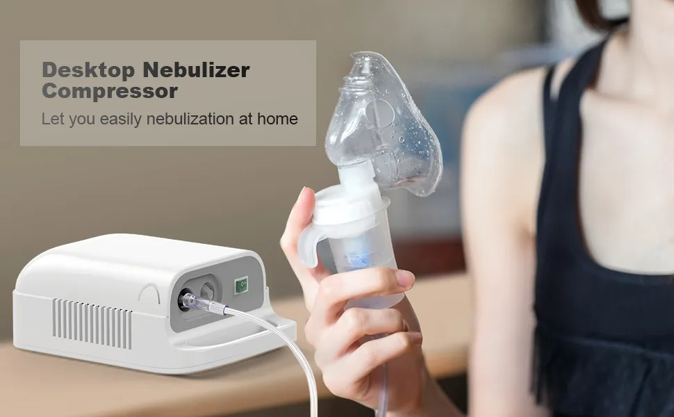 Nebulizer Machine with 3 Sizes Mask,Portable Nebulizer Machine for Adults&Kids with Full Accessory,Nebulizers Steam Inhaler Tiny Mist Compressor 0707QZJ10 - nebulizer machine for adult