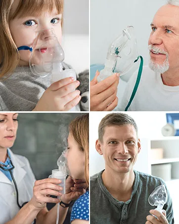 Nebulizer Machine with 3 Sizes Mask,Portable Nebulizer Machine for Adults&Kids with Full Accessory,Nebulizers Steam Inhaler Tiny Mist Compressor 0707QZJ10 - nebulizer machine for kid and adult