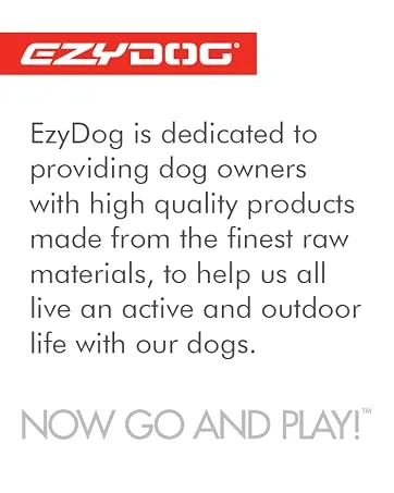 EzyDog Premium Doggy Flotation Device (DFD) - Adjustable Dog Life Jacket Preserver with Reflective Trim - Durable Grab Handle for Safety and Protection - 50% More Flotation Material (Large, Red) 1 Red Large - EzyDog mission statement
